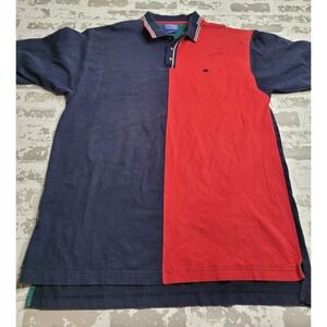 Vintage Pendleton Polo Color Block Men's XL Red and Blue‎